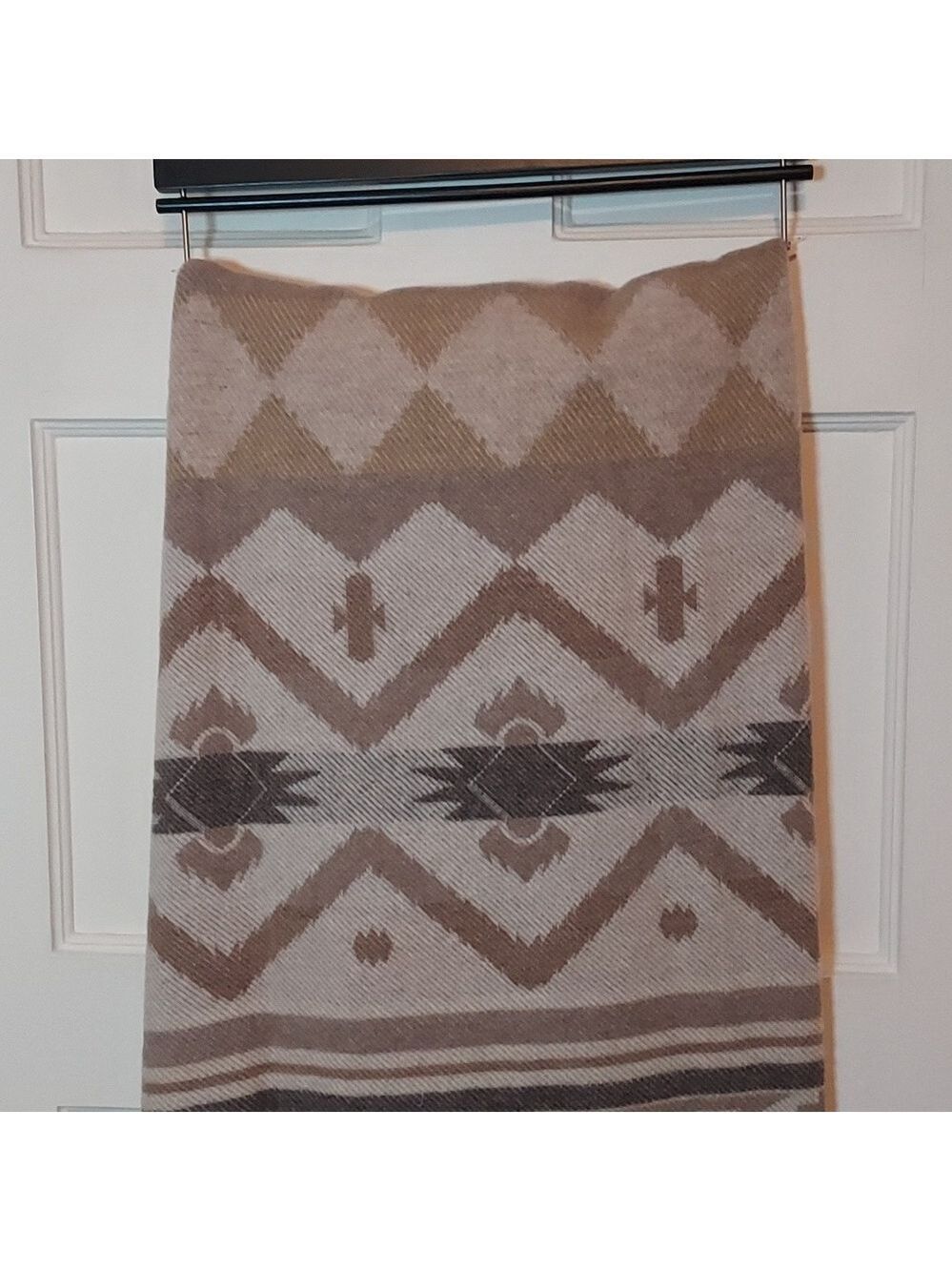 Woolrich Wool Blend Blanket Milky Cream - Picture 4 of 8